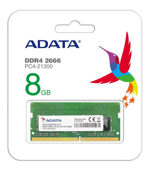 Adata 8gb so-Dimm Ddr4 Pc-2666